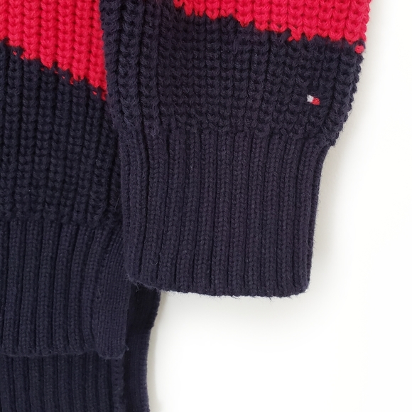 Tommy Hilfiger classic flag knit sweater medium - Picture 4 of 6